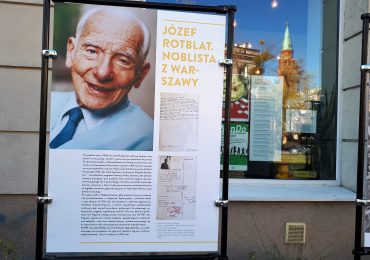Józef Rotblat – a genius Warsaw physicist and Nobel Prize winner returned to Wola.