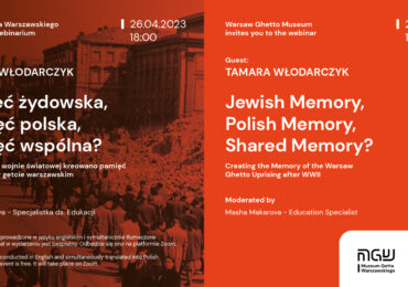 Webinar | Jewish Memory, Polish Memory, Shared Memory?