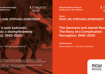 Webinar | „The Germans and Jewish Resistance”