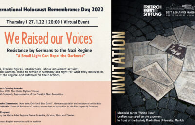We Raised Our Voices: Resistance by Germans to the Nazi Regime