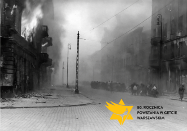 Strona obchodów 80. rocznicy Powstania w Getcie Warszawskim