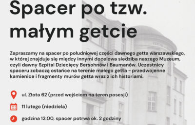 Spacer po tzw. małym getcie