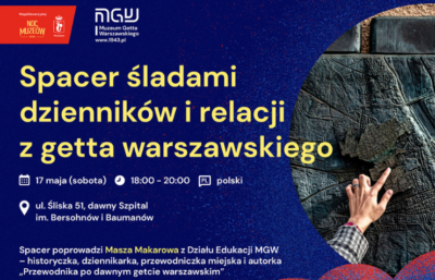 Noc Muzeów - spacer śladami dzienników i relacji z getta warszawskiego