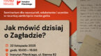 Seminarium „Jak mówić dzisiaj o Zagładzie?”