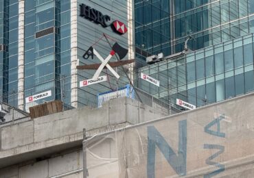 Wiecha na budowie przyszłej siedziby Muzeum Getta Warszawskiego